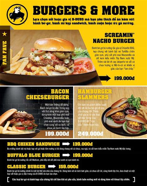bdubs late night menu|Does anyone know how much a server/waiter at b dubs makes .
